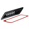 Honda Civic Front Air Vent Intake Duct Cover Trim Gloss Black (2016–2021)