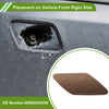 Porsche Cayenne 2011-2014 Washer Nozzle Cover Cap (2 x Brown)