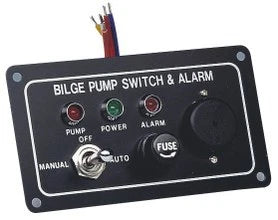 Marine Applications Bilge Pump LED Switch Panel with Fuse & Alarm