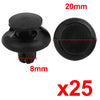 Honda & Acura 25 x Front Mudguard Push-Type Retainer Clips (2000-2023)