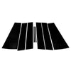 Honda Odyssey 8 Pcs Black Door Pillar Window Trim (2018-2023)