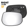 Honda Jazz Right Side White Heated Mirror Glass