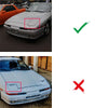 Toyota Supra A70 1987-1992 REAL Carbon Fiber Refit Headlight Cover Replace