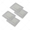 Caravan Boat Home 4 x Stainless Steel Rectangular Air Vents