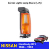 Corner Lights Lamp Black Left Fits Nissan D21 Navara Navara Pickup 1986-90 D05