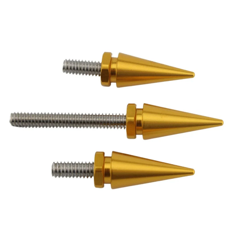Harley Electra Glide 3 x 6mm Gold Windshield Screws (2014-2023)