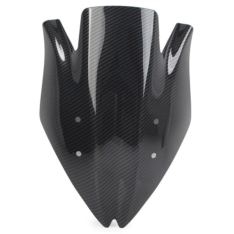 KAWASAKI Z1000 Black Carbon Fiber ABS Windshield (2007-2009)