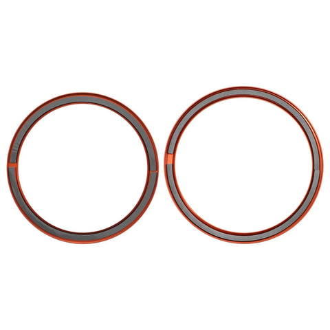 Chevrolet Camaro Orange 4 Pcs AC Outer Vent Ring Trim Covers (2016 - 2020)