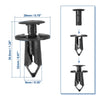 Dodge Honda 25 x Push Type Rivet Retainer Bumper Fender Fastener