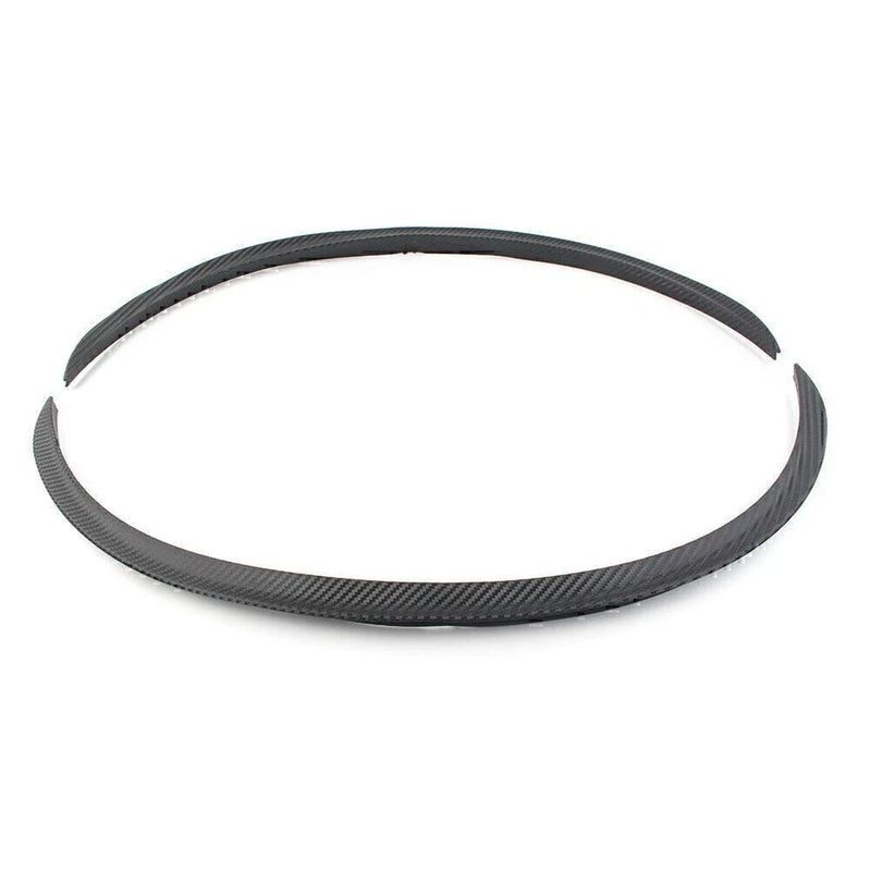 Car Carbon Fiber Wheel Eyebrow Arches Fender Flares Trim Cover