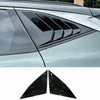 Hyundai Tucson Side Window Louver Shutter Cover Trim Black 2 x (2022–2022)