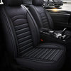 Chevy Silverado GMC Sierra Black PU Leather Front Seat Covers (2007-2023)