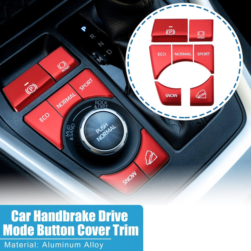 Toyota RAV4 2019-2022 Handbrake Drive Mode Button Cover (Set of 7)