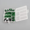 F2 158 Piece Green Aluminium Fairing Screw Trim Bolts Set