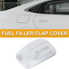 Ford Ranger 2023-2025 Chrome Silver Tone Fuel Tank Door Cap