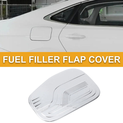 Ford Ranger 2023-2025 Chrome Silver Tone Fuel Tank Door Cap