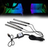 VoiceControl Decorative Foot Lamp RGB Music Floor Atmosphere Light