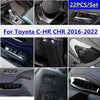 Toyota C-HR 22X Carbon Fiber Interior Decor Cover Trim (2016–2022)