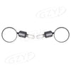 Bobber Cafe Racer Black Bar End Rearview Side Mirrors 7/8"