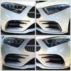 Benz CLS-Class Glossy Black Front Bumper Lip Splitter (2018-2021)