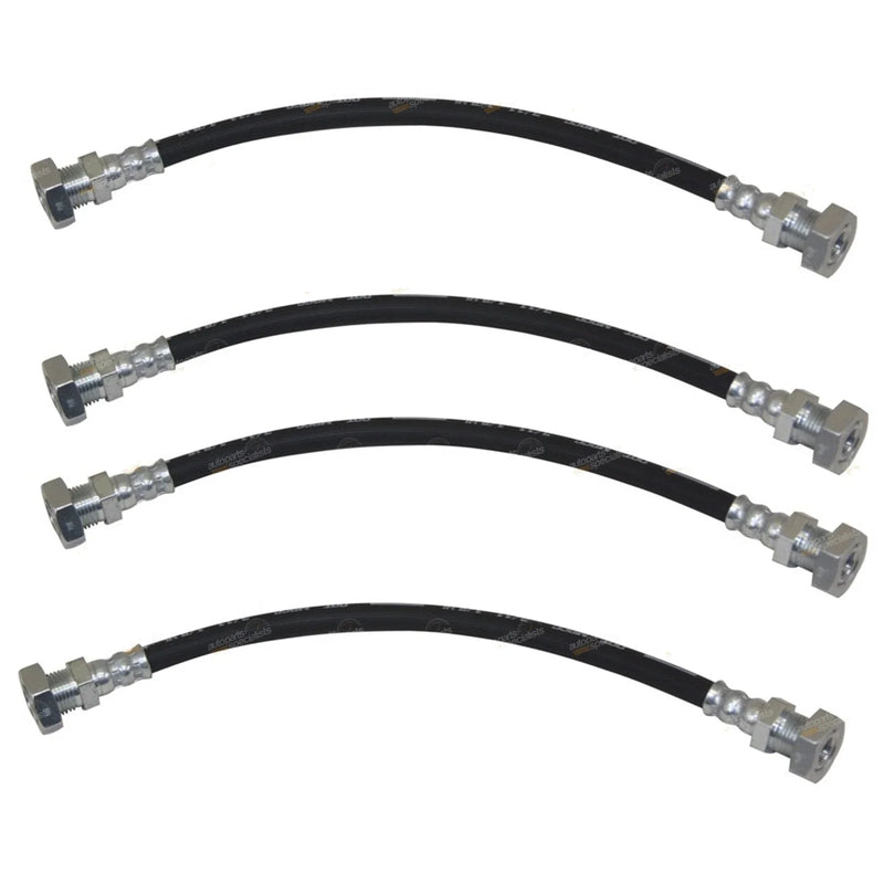 Suzuki Mighty Boy Brake Hose 4x Front & Rear L/R (1984-1989)