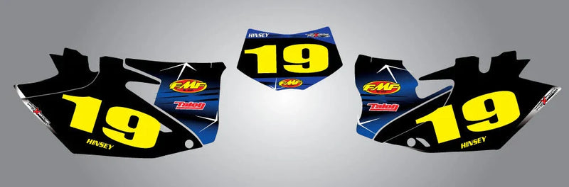 WRF 450 Barbed Style Graphics Stickers (2013-2014)