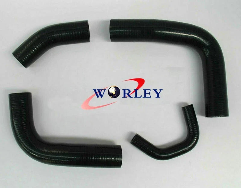 Toyota Land Cruiser 80 Series BLACK Silicone Heater Hose Kit (1990-1997)