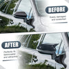 Toyota Corolla 2 x Rearview Mirror Covers Overlay Carbon Fiber Pattern