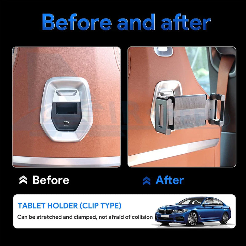 BMW All Series Phone/Tablet Holder Bracket Clip On Car Seat Back
