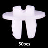 Toyota 50x White Headlight Grommet Nut Clip Retainers