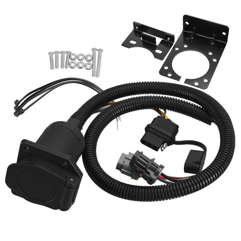 Nissan Frontier Pathfinder Xterra 4 & 7 Pin Trailer Wiring Harness (2005-2023)