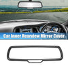 Dodge Rearview Mirror Cover ABS Black Carbon Fiber