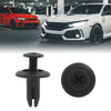 Car / Motorcycle 30 x Black Fastener Rivet Push Clip Retainer 6.5mm Hole Dia