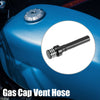 3 x Motorcycle Fuel Gas Tank Cap Tubes Air Vent Breather Valve Tube Black