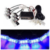 Car Truck Grill Lamp LED Red/Blue Strobe Lights