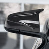 Tesla Model 3 Gloss Black ABS Horn Rearview Mirror Cap Covers (2017-2022)