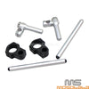 Universal Motorcycle 7/8'' Adjustable Clip-On Handlebar Kit