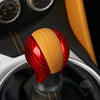 NISSAN 370z 2009-2018 Red Real Carbon Fiber Gear Shift Knob Cover Trim