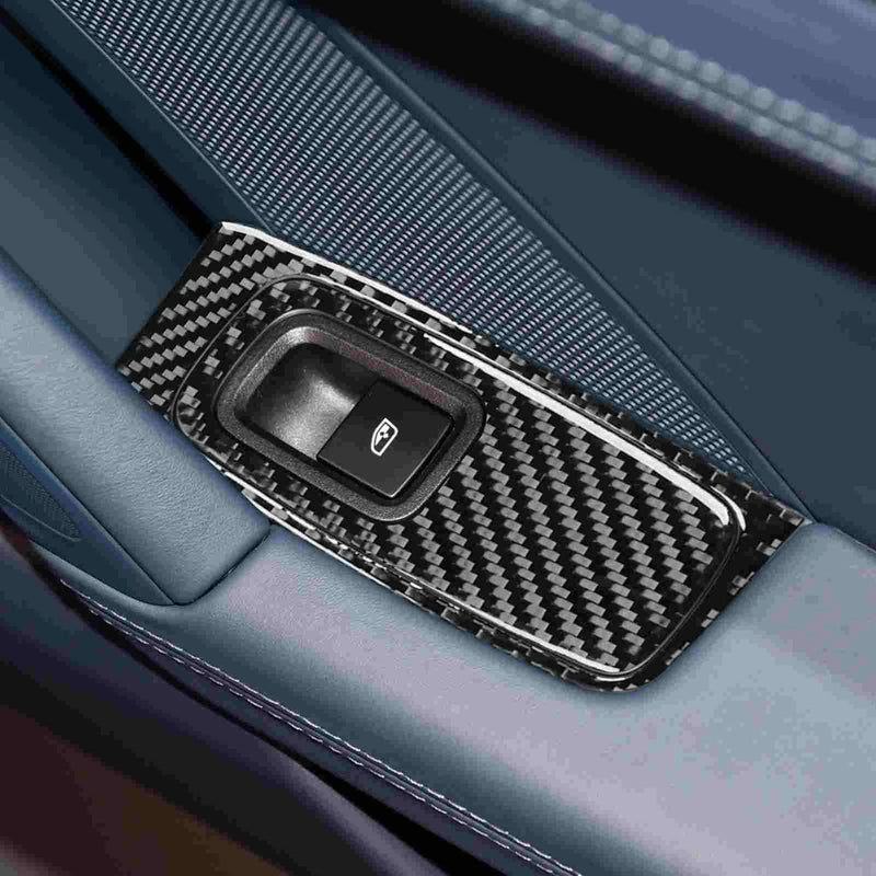 Porsche 911 992 2019-2023 Soft Carbon Fiber Window Lift Switch Panel Trim