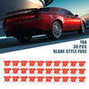 Automotive 30pcs 10A Low Profile Mini Blade Fuses