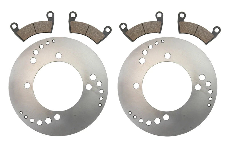 Polaris RZR-4 800 / 900 & Ranger Crew 800 / 900 Front Disc Brake Rotors & Pads