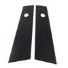 Tesla Model Y (2020-2022) Bright Black Door Window Pillar Trim