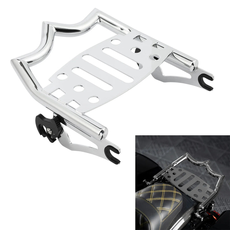 Harley Touring Electra Road Glide Chrome Detachable Luggage Rack (2009-2025)