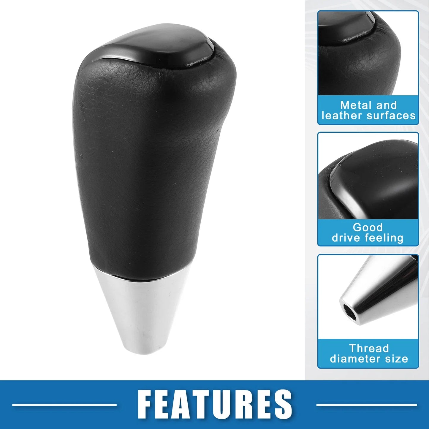 Automatic Gear Shift Knob for Toyota Land Cruiser (2016-2021) Black