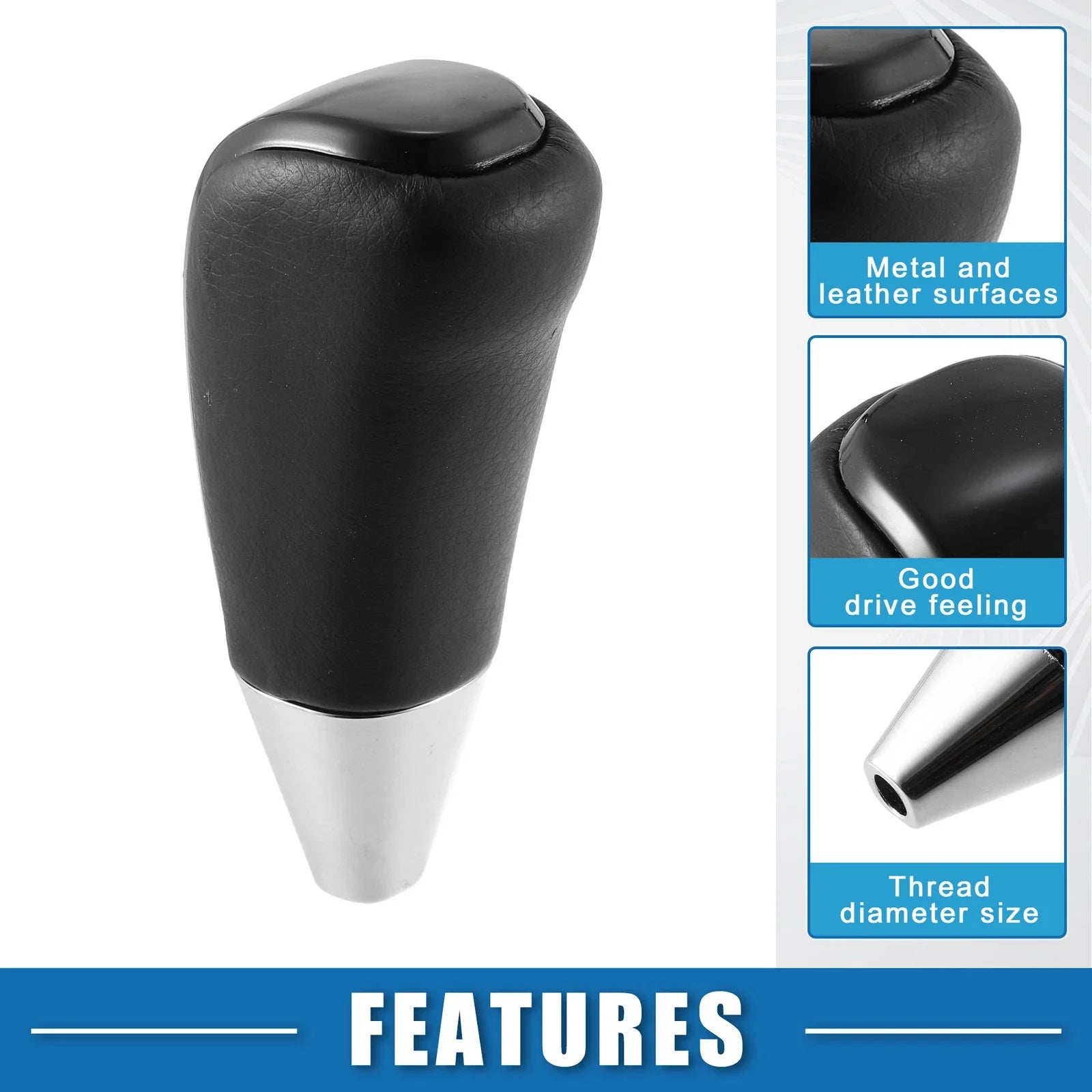 Automatic Gear Shift Knob for Toyota Land Cruiser (2016-2021) Black