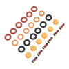 BMW M3 325i 525i E36 E34 Fuel Injectors Seal Kit / 6 x / (1988–1999)