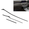 Kia Stinger (2018-2023) Black Dashboard Panel Cover Trim Strips