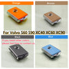 Volvo S60 XC60 XC90 Apricot Yellow Leather Key Control Case Fob Shell Cover