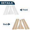 Honda Fit (2007-2008) Chrome Silver Tone 6 Pcs Door Pillar Window Trim