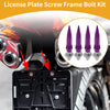 Motorcycle Universal / 82mm M6 / License Plate Screws Cover